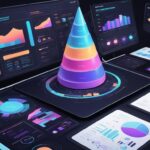 Answer-first content strategy dashboard with TOFU, MOFU, BOFU stages in a futuristic AI interface