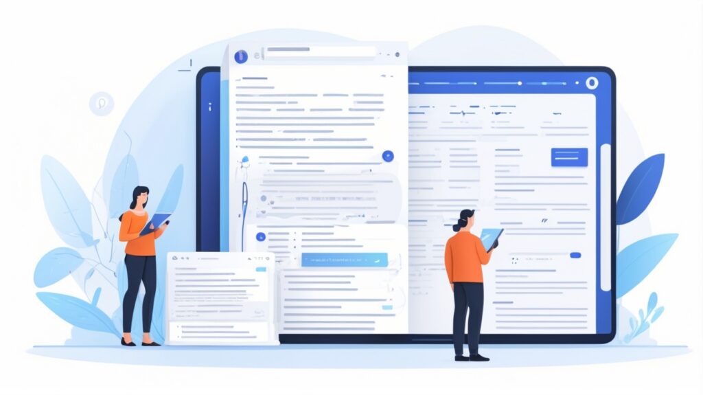 AI-generated search results with featured snippets and schema-based answers